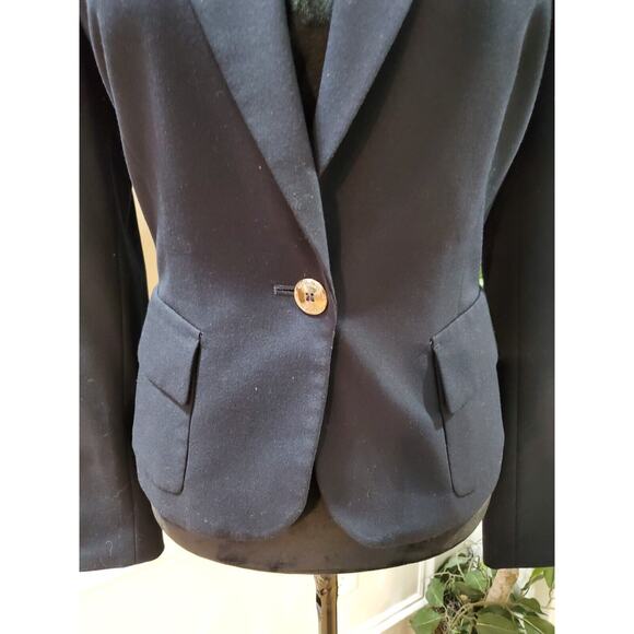 Calvin Klein Women's Black Polyester Single Breasted Long Sleeve Blazer Size XL - Picture 3 of 14